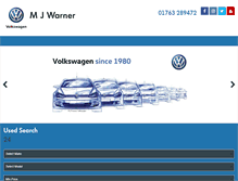 Tablet Screenshot of mjwarner.co.uk